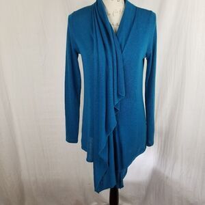 Fabletics Andrea Shrug‎ Blue Cardigan Sweater